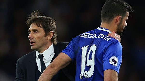 Antonio Conte và Diego Costa trong mối quan hệ căng thẳng