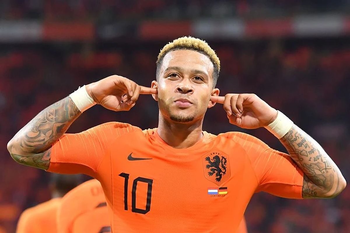 Memphis Depay trong màu áo Hà Lan