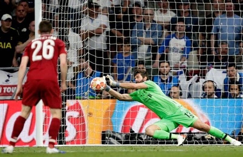 Người hùng Alisson trong trận chung kết Champions League 2019.