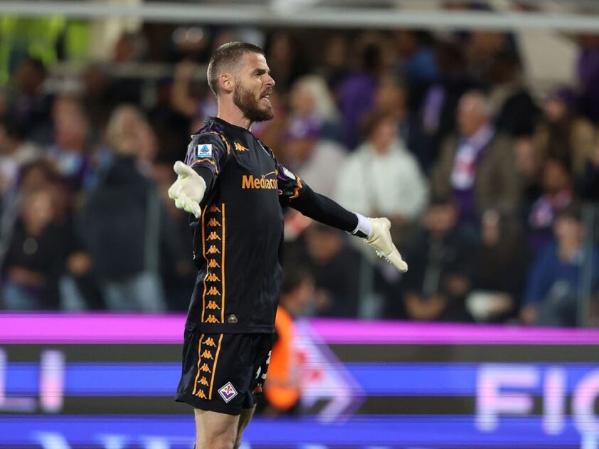 Thủ thành De Gea vẫn là chốt chặn tin cậy của Fiorentina (Ảnh: Football Italia)